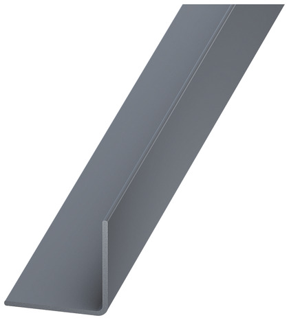 Cornière égale en PVC gris titane, 20 x 20 mm, L.2,5 m - Brico Dépôt
