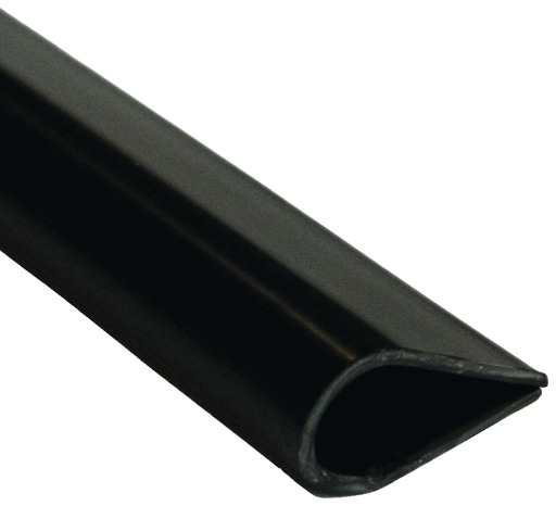 Serre feuillet PVC noir L. 1 m - l. 15 mm - Brico Dépôt
