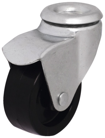 Roulette pivotante PP noir - Ø 3,8 cm - 15 kg - Brico Dépôt