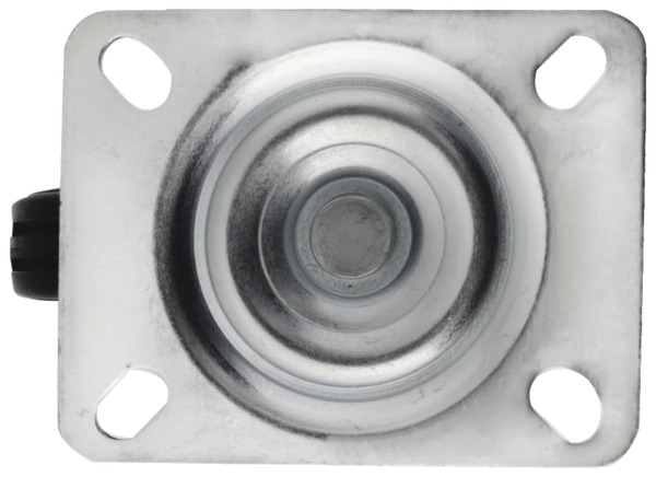 Roulette pivotante PVC gris - Ø 10 cm - 75 kg - Brico Dépôt