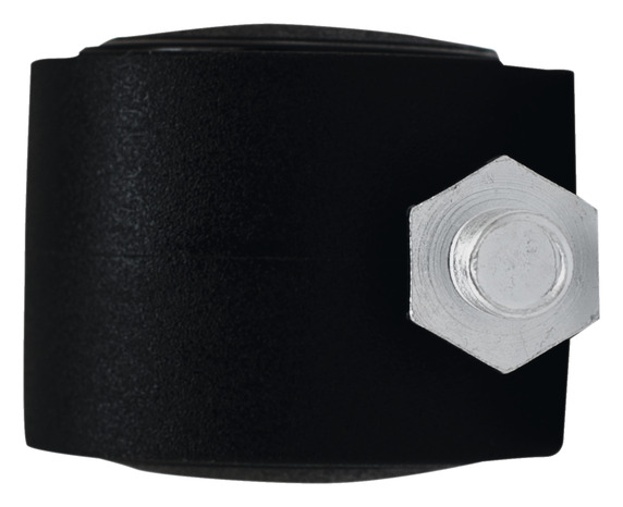 Roulette jumelée pivotante nylon noir - Ø 3,5 cm - 18 kg - Brico Dépôt