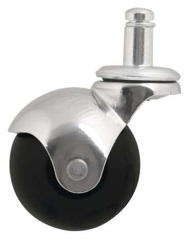 Roulette à bille pivotante PP noir - Ø 5 cm - 30 kg - Brico Dépôt