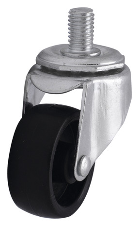 Roulette pivotante PP noir - Ø. 4 cm - 20 kg - Brico Dépôt