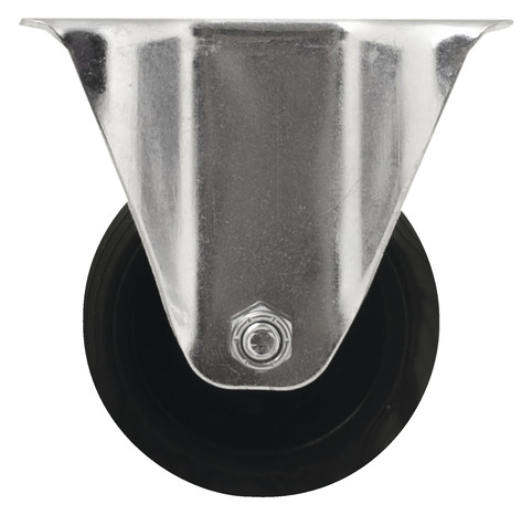 Roulette fixe PVC noir - Ø 8 cm - 70 kg - Brico Dépôt