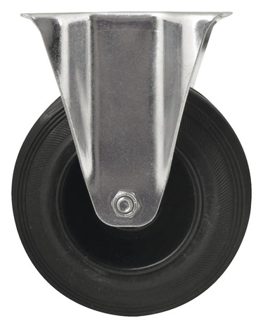 Roulette fixe PVC noir - Ø 12,5 cm - 100 kg - Brico Dépôt