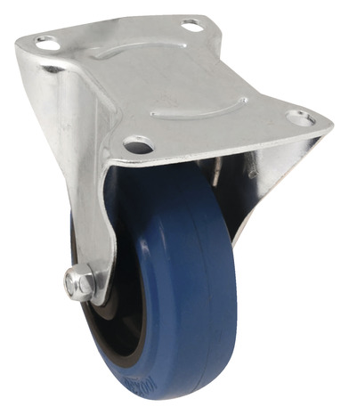 Roulette fixe PVC bleu - Ø 10 cm - 100 kg - Brico Dépôt
