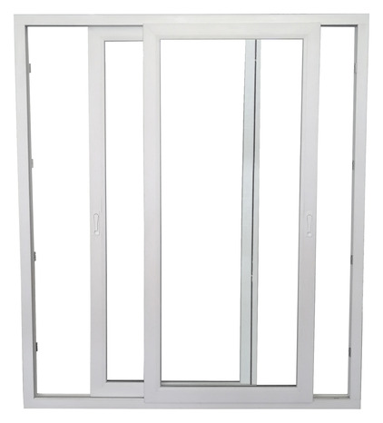 Baie vitrée PVC blanc 2 vantaux H.215 x l.240 cm  - GoodHome - Brico Dépôt