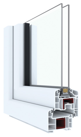 Fenêtre PVC blanc oscillo-battante 1 vantail gauche h.135 x l.80 cm - GoodHome - Brico Dépôt