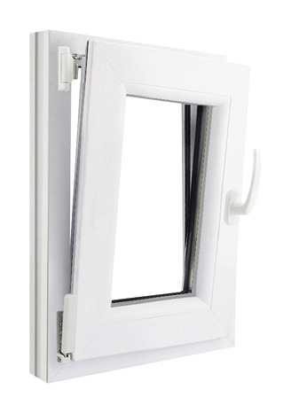 Fenêtre PVC blanc oscillo-battante 1 vantail gauche h.60 x l.40 cm - GoodHome - Brico Dépôt