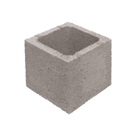 Élément de pilier béton - Ton gris - 30 x 30 x 25 cm - Brico Dépôt
