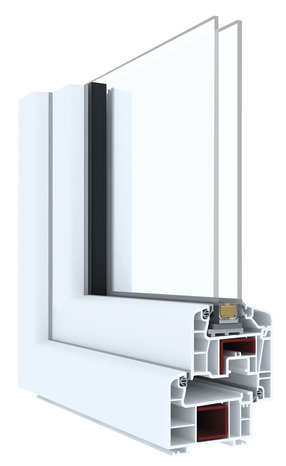 Fenêtre PVC blanc oscillo-battante 1 vantail droit + volet roulant h.60 x l.60 cm - GoodHome - Brico Dépôt