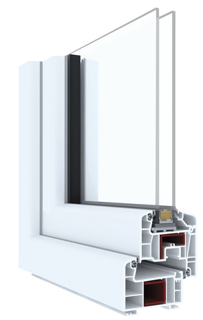 Fenêtre PVC blanc oscillo-battante 1 vantail gauche + volet roulant h.65 x l.40 cm - GoodHome - Brico Dépôt