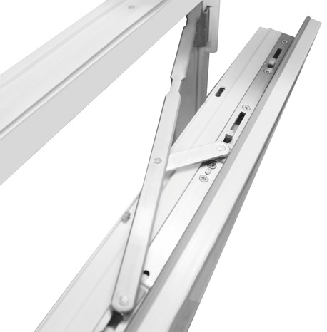 Fenêtre PVC blanc oscillo-battante 1 vantail droit h.60 x l.40 cm - GoodHome - Brico Dépôt