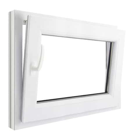 Fenêtre PVC blanc oscillo-battante 1 vantail droit h.45 x l.60 cm - GoodHome - Brico Dépôt