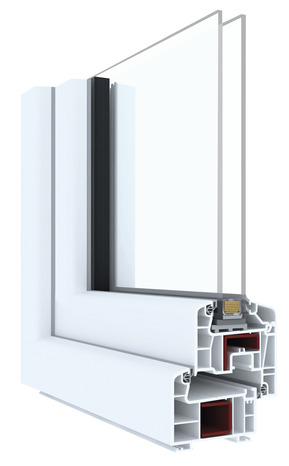 Fenêtre PVC blanc oscillo-battante 1 vantail gauche h.75 x l.50 cm - GoodHome - Brico Dépôt