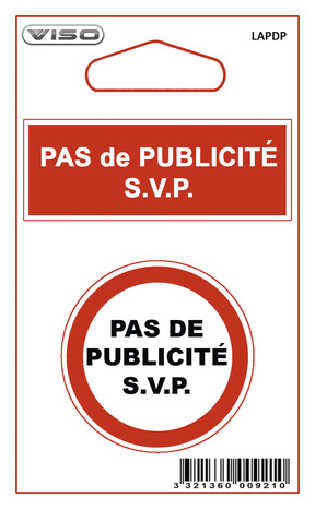 Stickers "pas de publicite svp" - Brico Dépôt