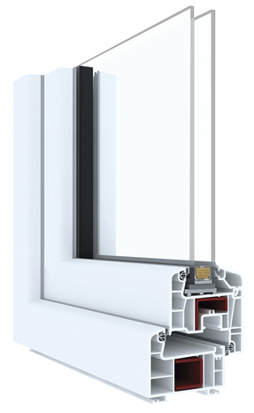 Fenêtre PVC blanc oscillo-battante 1 vantail droit + volet roulant h.95 x l.80 cm - GoodHome - Brico Dépôt
