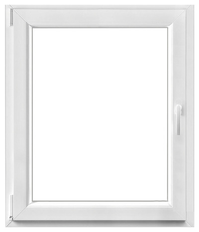 Fenêtre PVC blanc oscillo-battante 1 vantail gauche h.95 x l.80 cm - GoodHome - Brico Dépôt