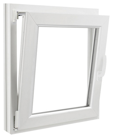 Fenêtre PVC blanc oscillo-battante 1 vantail gauche h.75 x l.60 cm - GoodHome - Brico Dépôt