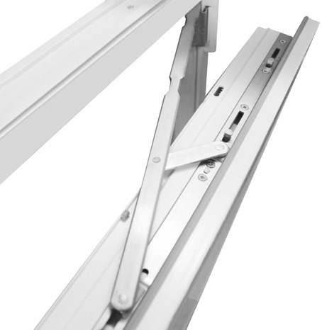 Fenêtre PVC blanc oscillo-battante 1 vantail gauche h.95 x l.60 cm - GoodHome - Brico Dépôt