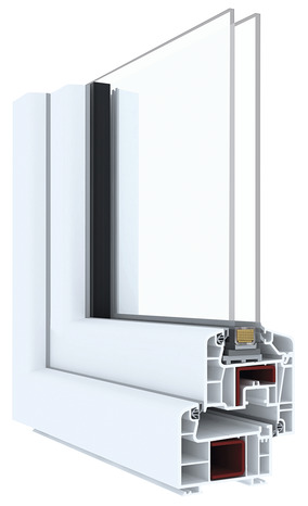 Fenêtre PVC blanc oscillo-battante 2 vantaux + volet roulant h.95 x l.100 cm - GoodHome - Brico Dépôt