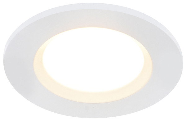 Lot de 3 spots à encastrer blanc LED intégrée "Etana" Ø 8,5 cm - 345 lumens - Colours - Brico Dépôt