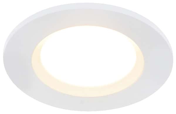 Lot de 3 spots à encastrer blanc LED intégrée "Etana" Ø 8,5 cm - 345 lumens - Colours - Brico Dépôt