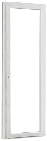 Porte-fenêtre PVC blanc 1 vantail droit H.205 x l.80 cm - GoodHome - Brico Dépôt