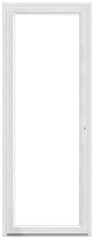 Porte-fenêtre PVC blanc 1 vantail gauche H.205 x l.80 cm - GoodHome - Brico Dépôt