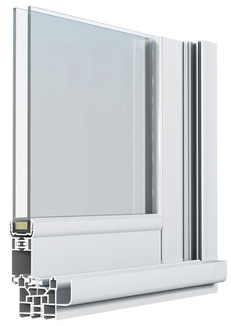 Fenêtre aluminium blanc coulissante 2 vantaux h.115 x l.100 cm - GoodHome - Brico Dépôt