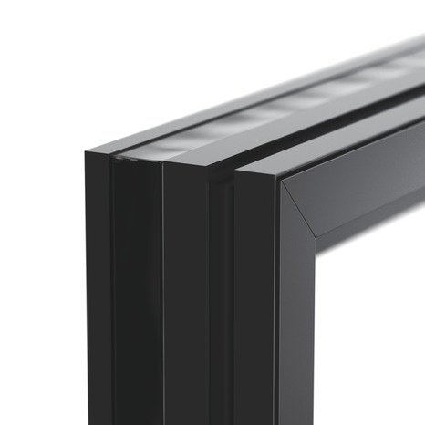 Fenêtre aluminium gris oscillo-battante 2 vantaux h.115 x l.140 cm - GoodHome - Brico Dépôt