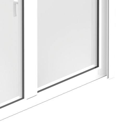 Fenêtre aluminium blanc oscillo-battante 2 vantaux + volet roulant h.115 x l.140 cm - GoodHome - Brico Dépôt