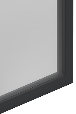 Fenêtre aluminium gris oscillo-battante 1 vantail droit h.95 x l.60 cm - GoodHome - Brico Dépôt