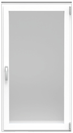 Fenêtre aluminium blanc oscillo-battante 1 vantail droit h.75 x l.60 cm - GoodHome - Brico Dépôt