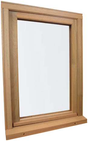 Fenêtre bois battante 1 vantail droit H.60 x l.60 cm - GoodHome - Brico Dépôt
