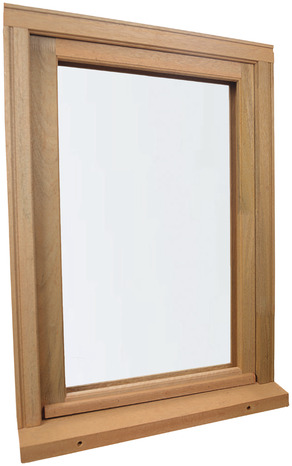 Fenêtre bois battante 1 vantail droit H.75 x l.50 cm - GoodHome - Brico Dépôt