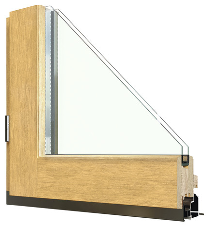 Porte-fenêtre bois 1 vantail droit H.205 x l.80 cm - GoodHome - Brico Dépôt