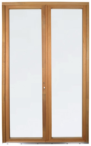 Porte-fenêtre bois 2 vantaux H.215 x l.120 cm - GoodHome - Brico Dépôt