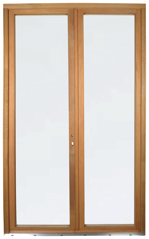 Porte-fenêtre bois 2 vantaux H.215 x l.140 cm - GoodHome - Brico Dépôt