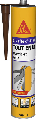 Mastic colle "Sikaflex"11 FC+ 300 ml - Marron - Sika - Brico Dépôt