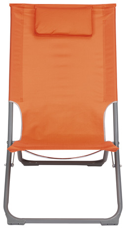 Chaise de plage pliable orange "Curacoa" - Blooma - Brico Dépôt