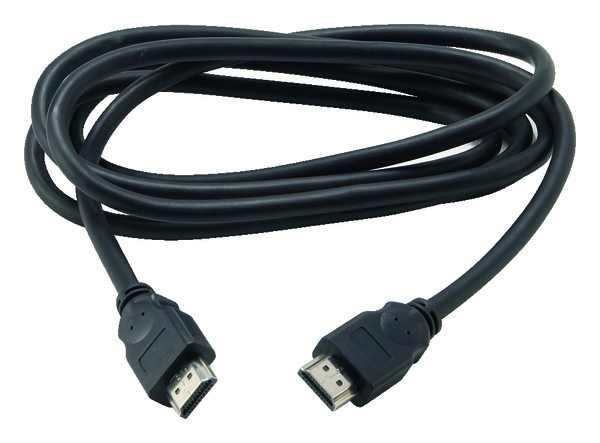 Câble Vidéo HDMI A mâle noir - 2 mètres - Brico Dépôt