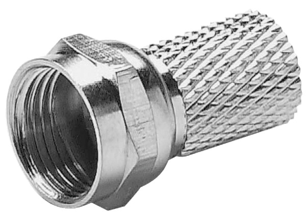 Fiche F pour câble coaxial avec joint torique 6,80 mm - Brico Dépôt
