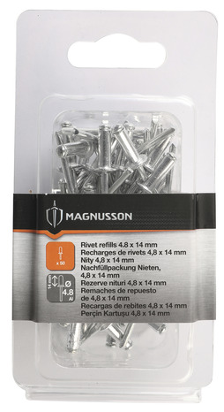 Boite de 50 rivets - 4,8 x 14 mm - Magnusson - Brico Dépôt