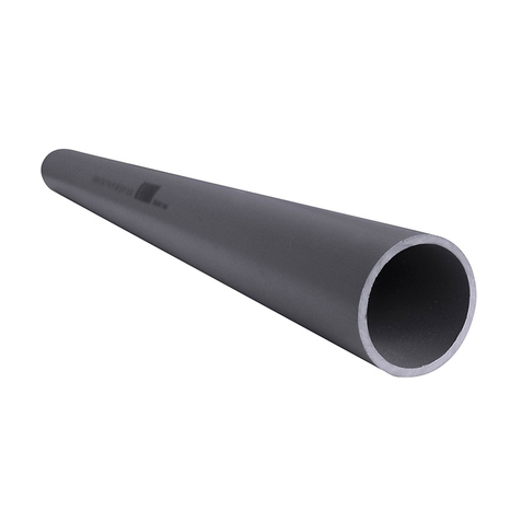 Tube rallonge plastique noir pour aspirateur Diam Ø 32mm