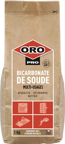 Sachet de bicarbonate de soude 1KG - ORO PRO - Brico Dépôt