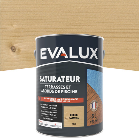 Saturateur chêne naturel 5 L - Evalux - Brico Dépôt