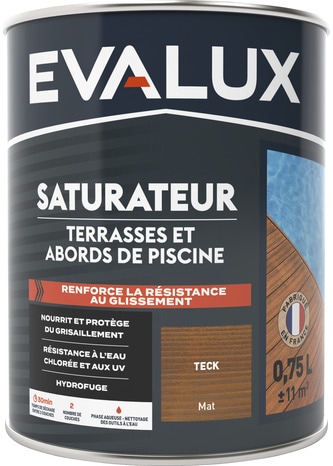 Saturateur boiss extérieur teck 0,75 L - Evalux - Brico Dépôt