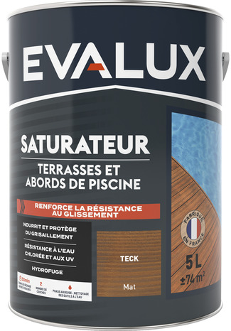 Saturateur bois extérieur teck 5 L - Evalux - Brico Dépôt
