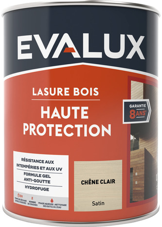 Lasure chêne clair - 0,75 L satin - Evalux - Brico Dépôt